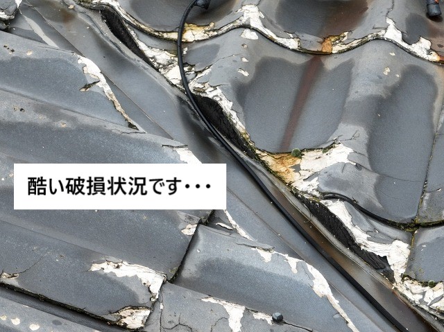 かわらU破損状況