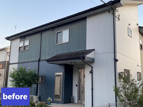 サイディング張り替え施工前