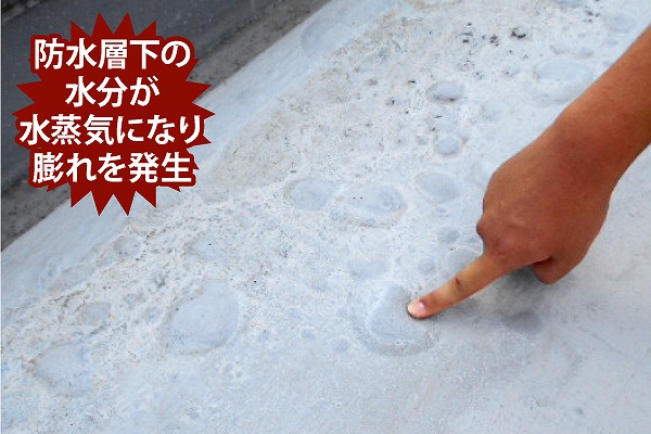 陸屋根の劣化状況