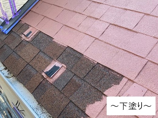 屋根塗装　アスファルトシングル　日本ペイント