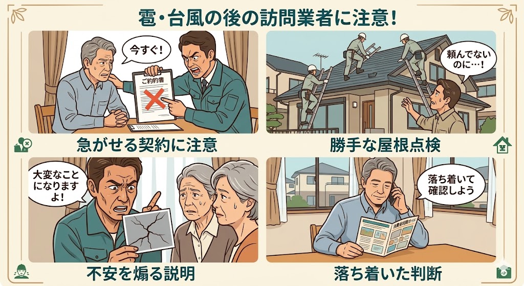 業者選びは慎重に！！