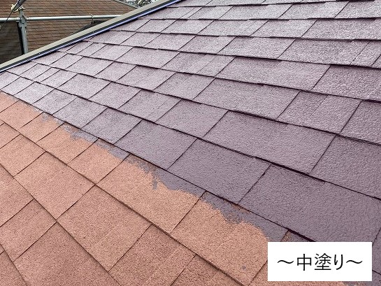 屋根塗装　アスファルトシングル　日本ペイント