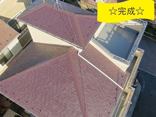 屋根塗装　アスファルトシングル　日本ペイント