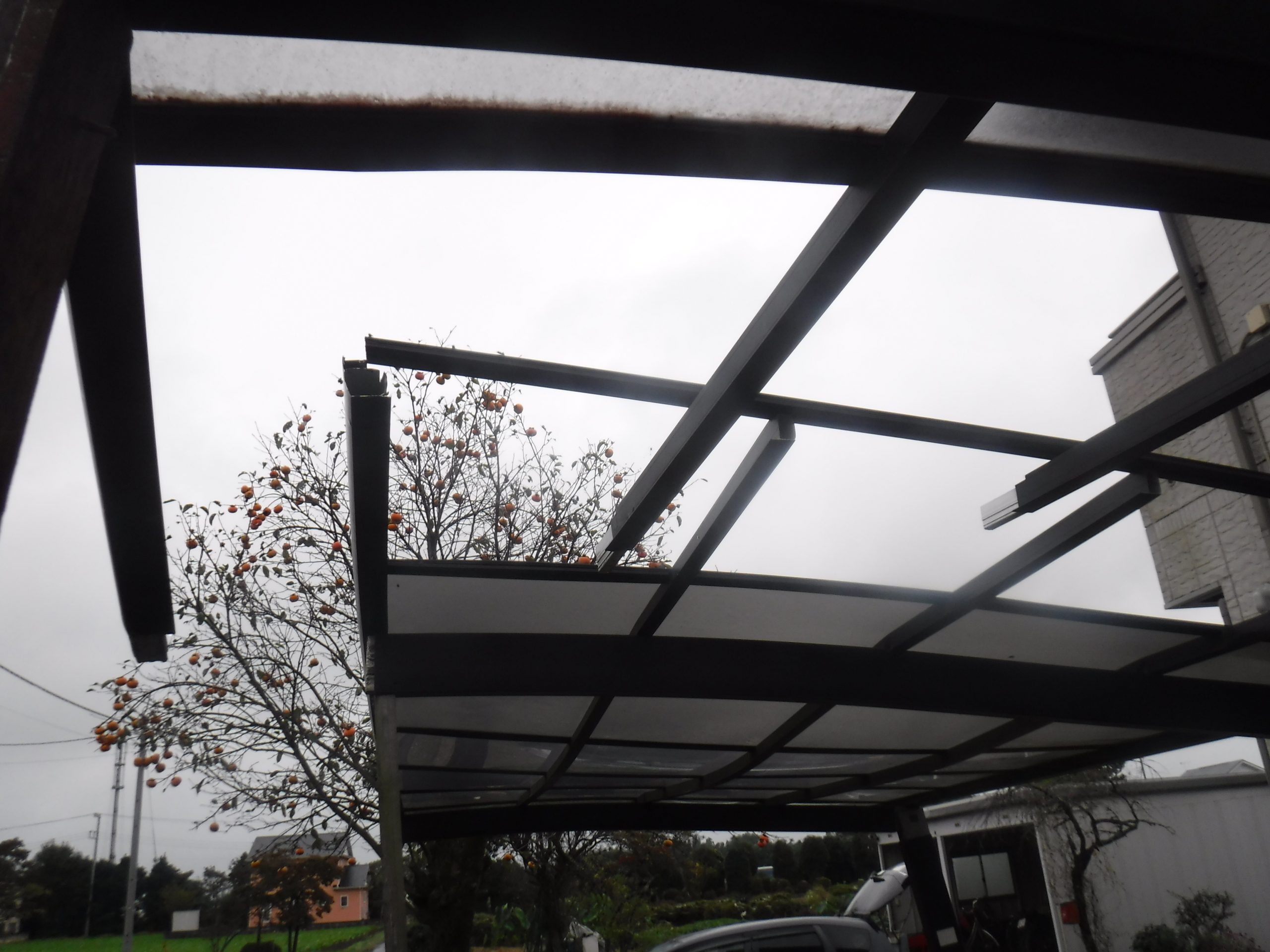 カーポート破損