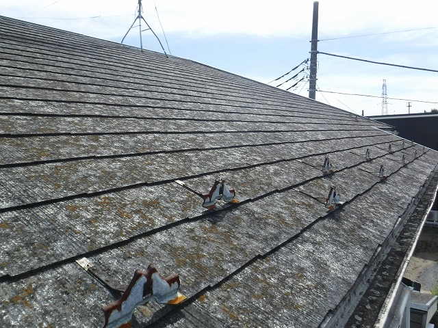 屋根塗装前