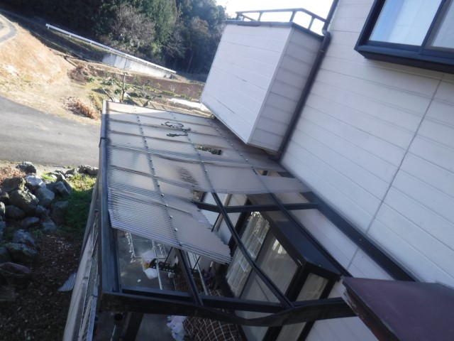 テラス破損