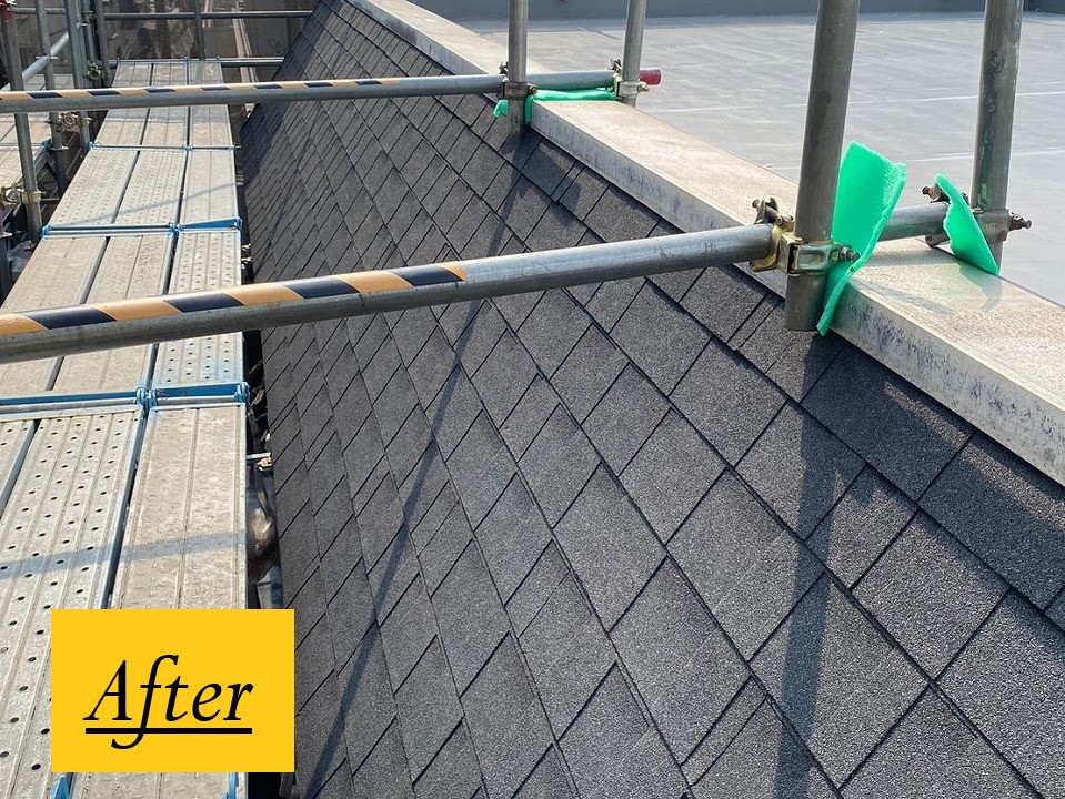 新規屋根　アスファルトシングル