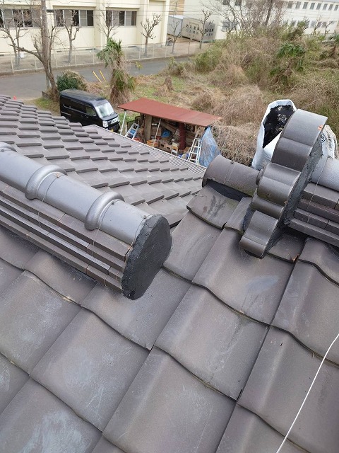 漆喰詰め直し工事完工