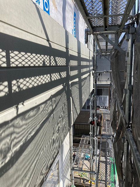 ベランダサイディング張り替え