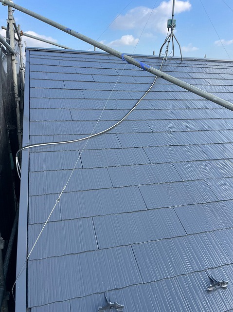 屋根塗装完了