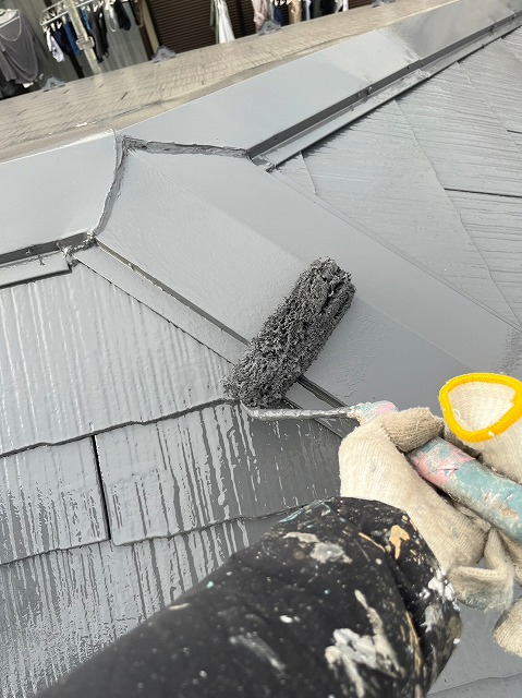 棟板金塗り替え