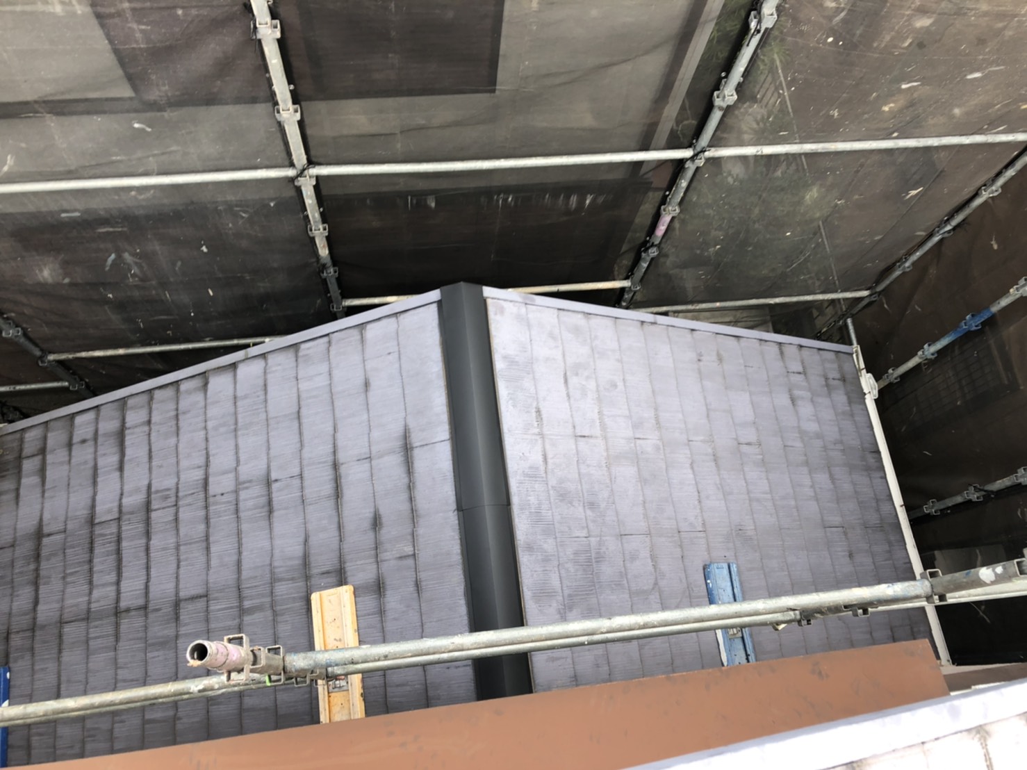 下屋棟板金交換