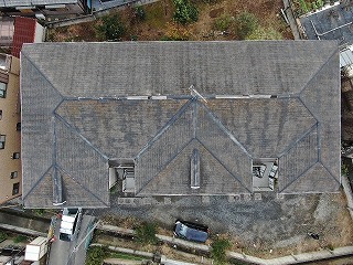 アパートドローン全景