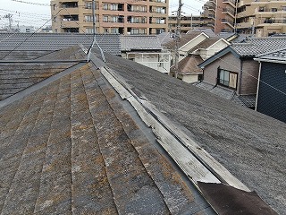 棟板金　破損状況