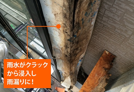 雨樋掃除　落ち葉除けネットで詰まり知らず♪