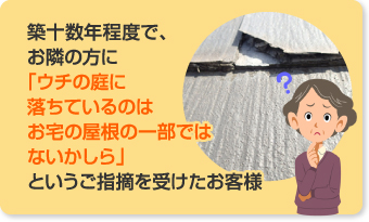 問題のあるパミール屋根…カバー工法をご提案