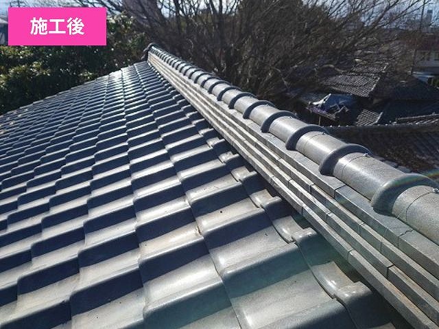 施工後の整った棟全景