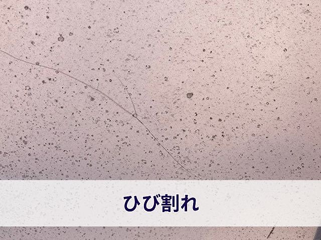 屋根パネルのひび割れ