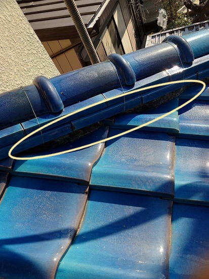 漆喰　ほとんどない状態