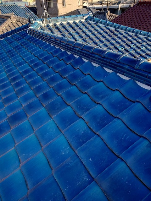 漆喰　キレイに詰め直し