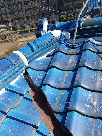 漆喰詰め直し完了