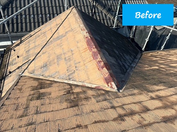 屋根塗装施工前