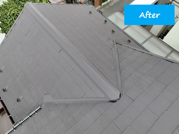 屋根塗装施工後