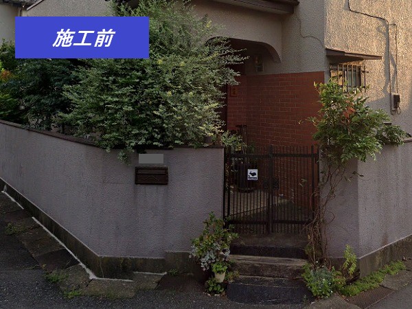 門扉・塀施工前