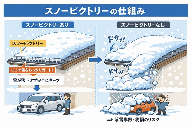 街の屋根やさんいわき店　スノービクトリーの仕組み解説