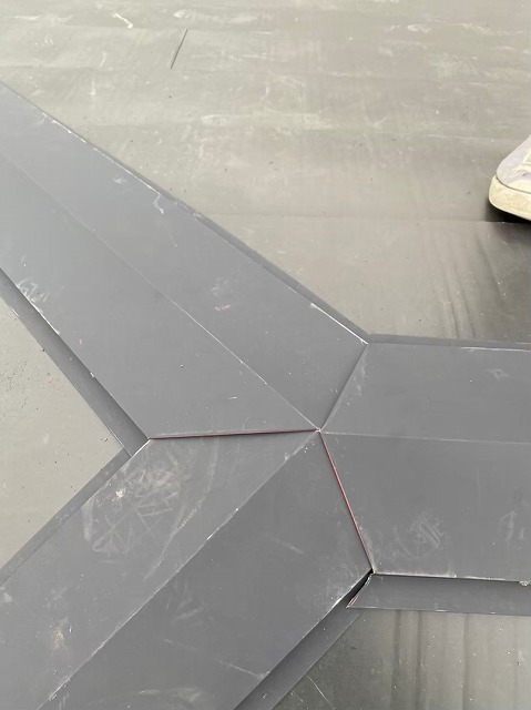 棟板金の取り付け完了後