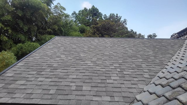瓦屋根の部分張り替え工事後