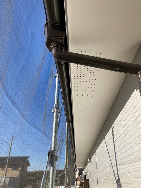 雨樋交換工事後のお写真