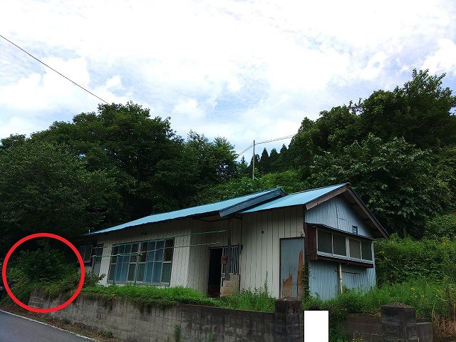 駐車場を作る部分