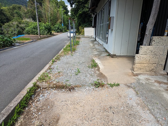 表側を整地した状態