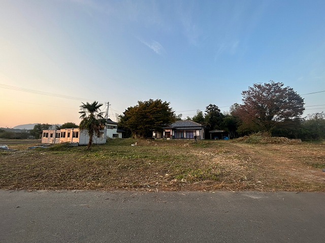 敷地内の草を刈った状態