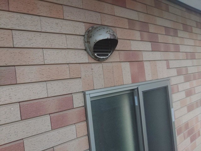 錆び付いてしまった換気フード