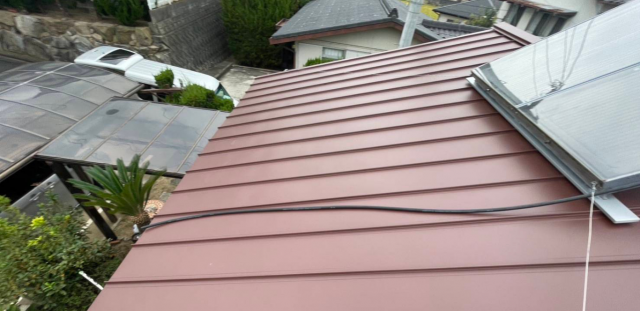 カラーベストにカバー工法