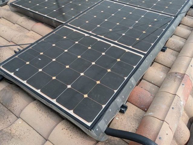 高松市のメッシュによる鳩侵入対策