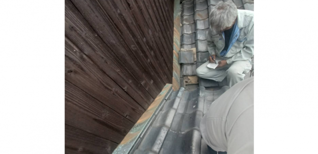 板金職人による現場調査