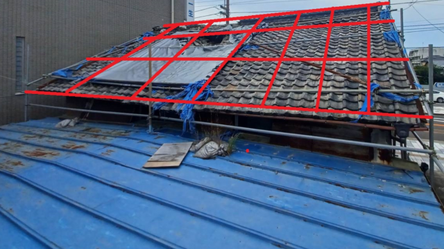 単管パイプを組む図