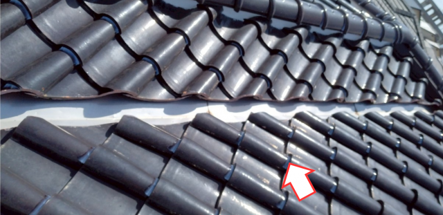 ラバーロック工法でズレ防止