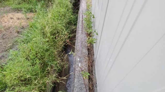 フェンス設置前