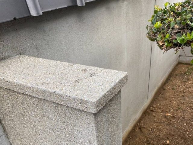 中間町の塗装にともなう高圧洗浄