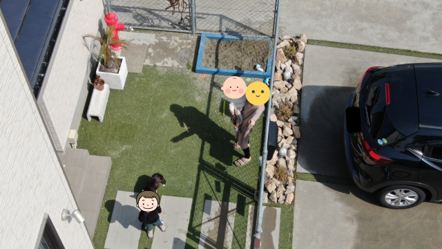 お客様も心配そうに見つめてます