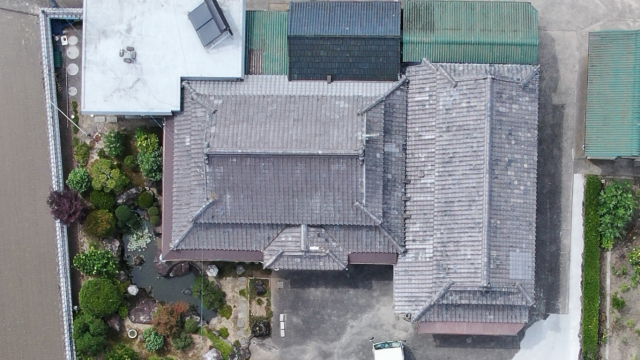 耐震強化工事をする和瓦