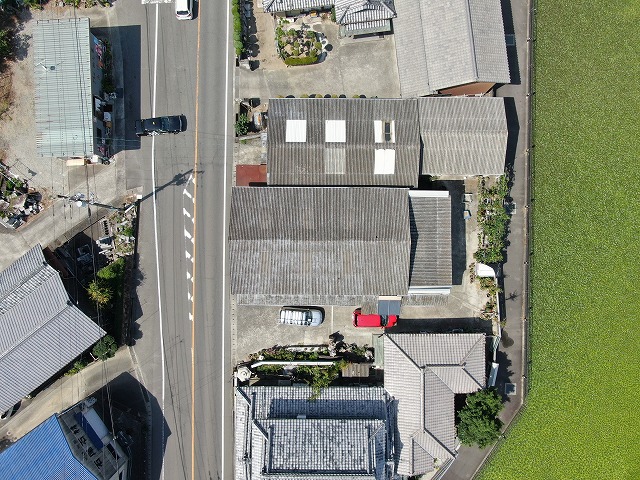 屋根の全体写真