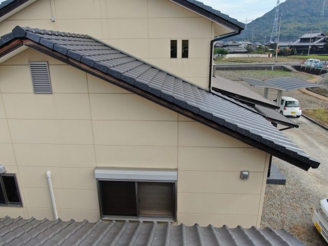 丸亀市で塗装を行う戸建て