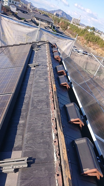 丸亀市　棟の施工状況