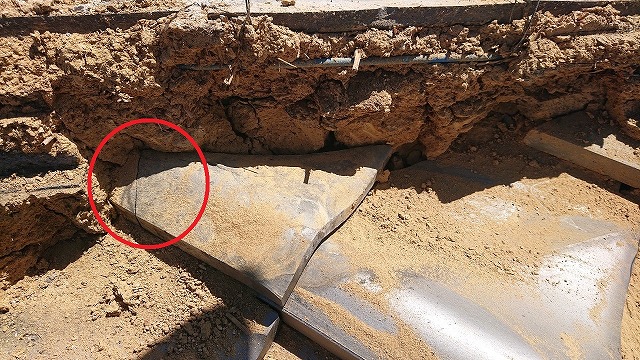 高松市　瓦の欠けが発生