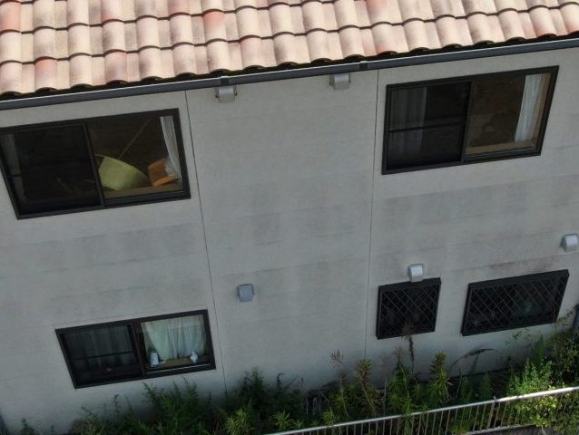 高松市で確認された外壁の劣化